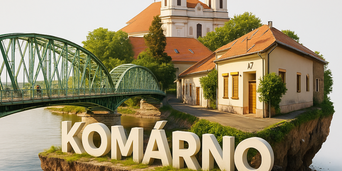 Bazilika-sv. Ondreja, Alzbetin-most, Historicke-ulicky, A7-Apartments-Komarno